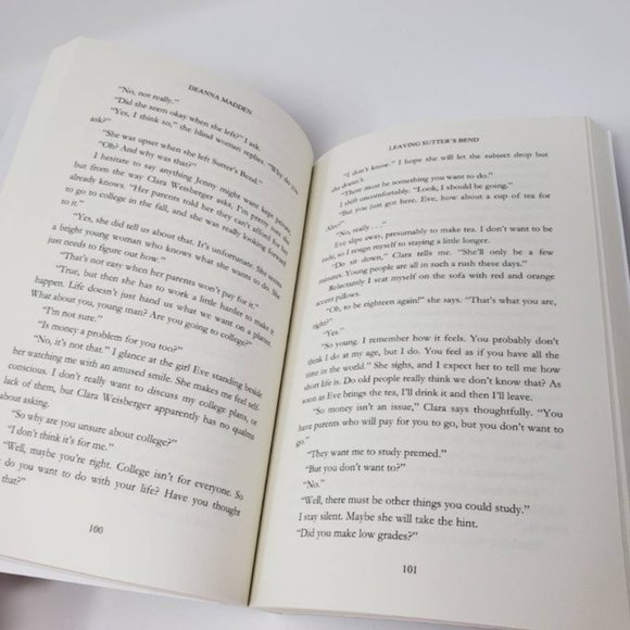 Leaving Sutter's Bend by Deanna Madden Paperback Book VG - Picture 7 of 7